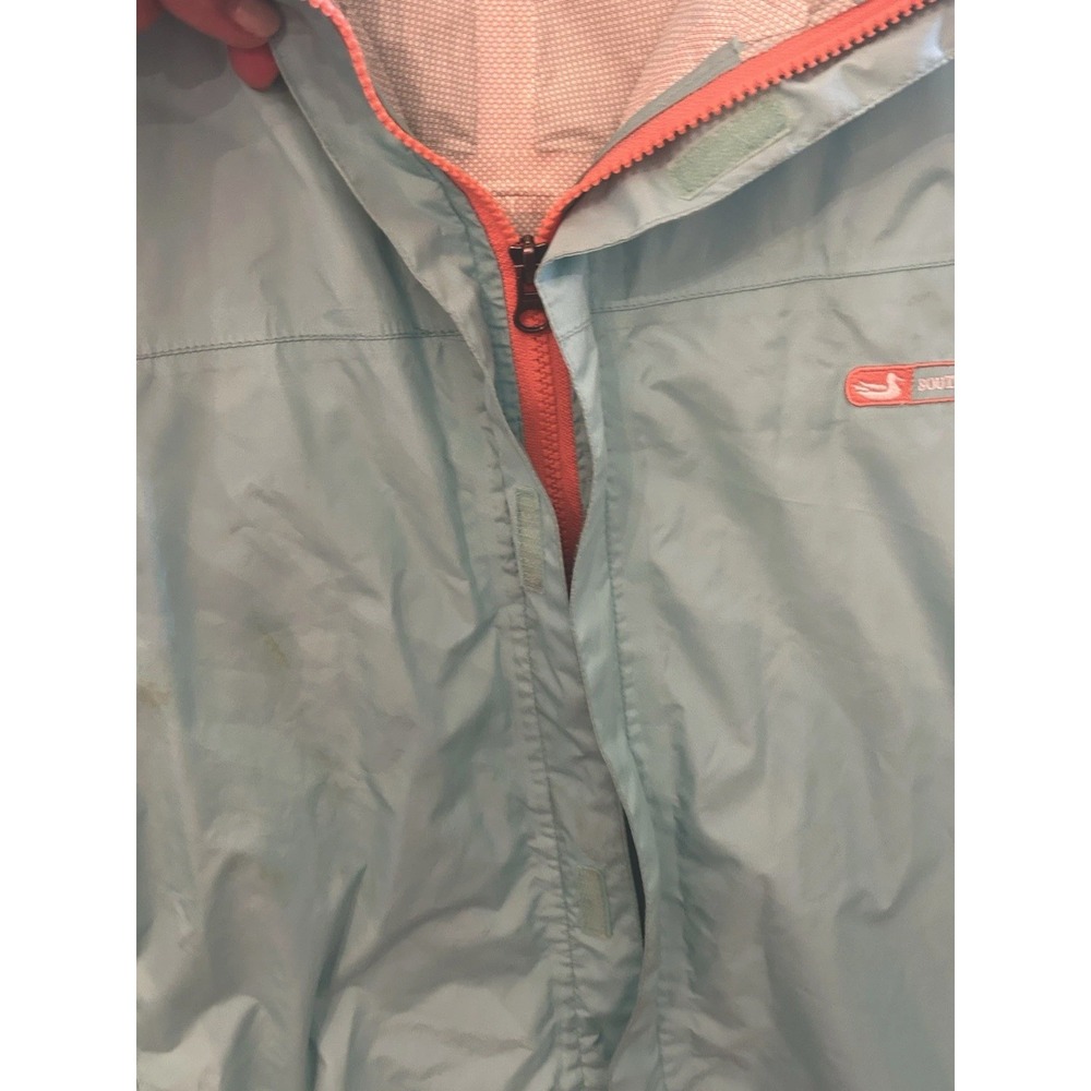 Southern Marsh Fieldtec Women's Full Zip Rain Wind Jacket L Packable Ocean Green - Picture 3 of 8